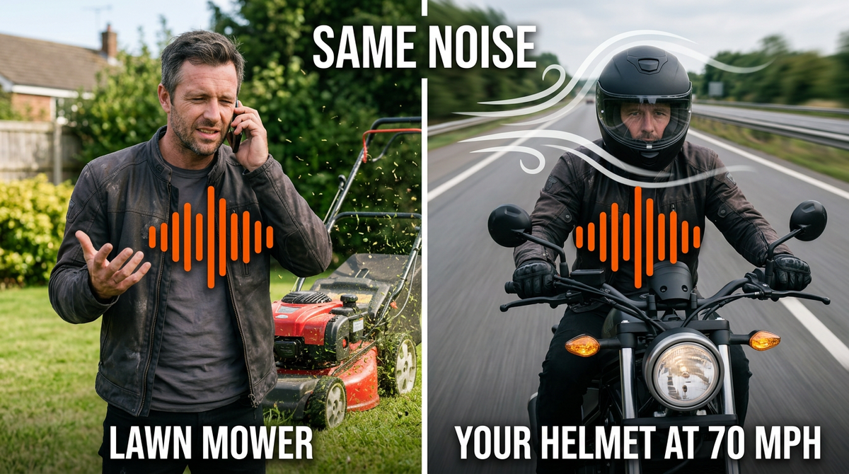 MotoPods Pro on full-face, modular, open-face, ADV and dirt bike helmets