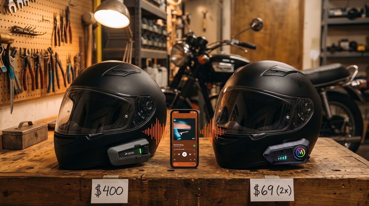 MotoPods Pro helmet speakers